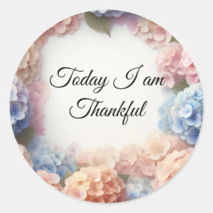 Autocollant de gratitude pour Hydrangea Rose Ravis