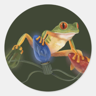 Autocollant de grenouille d'arbre