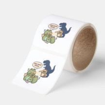 Autocollant de grenouille d'Halloween mignonne et 