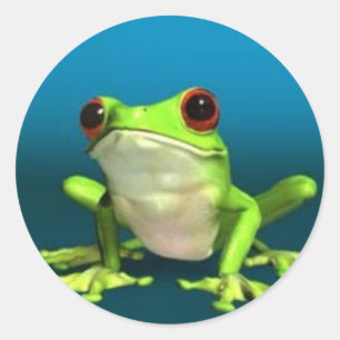 autocollant de grenouilles d'arbre