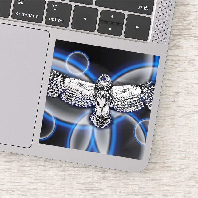 Autocollant de hibou (Détail)