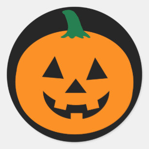 Autocollant de Jack-o'-lantern Halloween