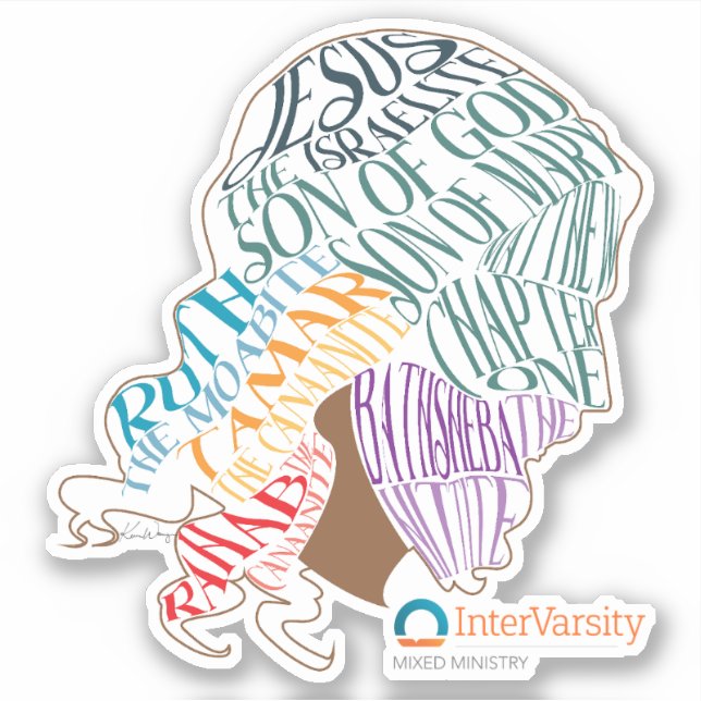 Autocollant de Jésus mixte (Devant)