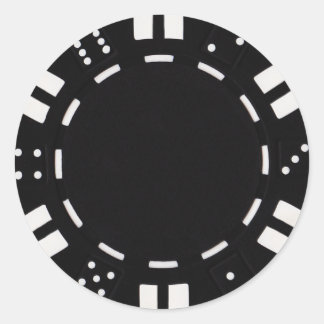 autocollant de jeton de poker