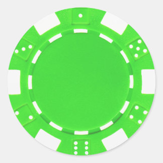 autocollant de jeton de poker