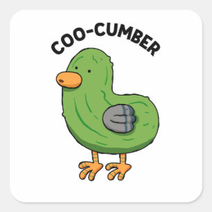 Autocollant de jeu de mots sur le pigeon au cornic