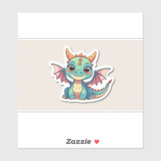 Autocollant de joli dragon