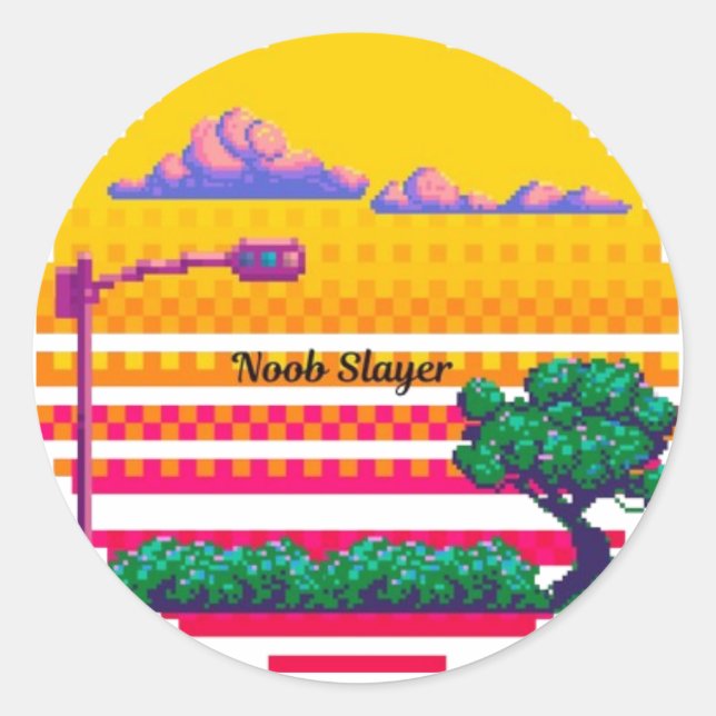Autocollant de joueur Tueur de NOOB (Devant)