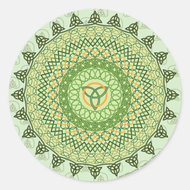 Autocollant de jour Celtic St. Patty (Devant)