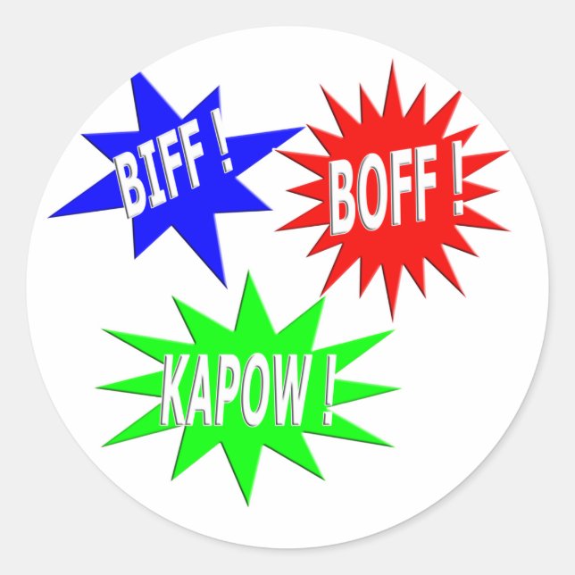 Autocollant de Kapow Boff (Devant)
