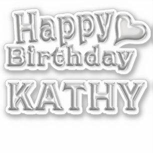Autocollant de Kathy Happy Birthday