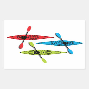 autocollant de kayak