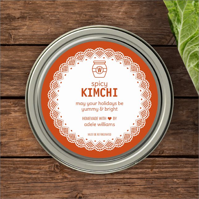 Autocollant de kimchi épicé fait maison (Créateur téléchargé)