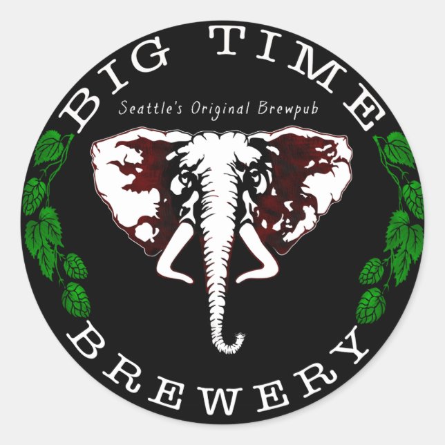 Autocollant de la Big Time Brewery (Devant)