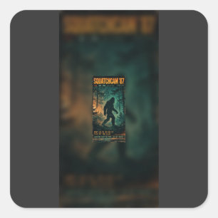 Autocollant de la cassette de visionnage SQUATCHCA
