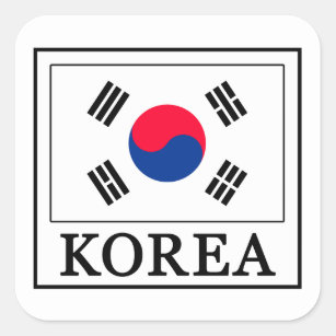 Autocollant de la Corée