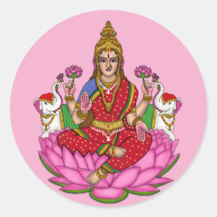 Autocollant de la déesse Lakshmi