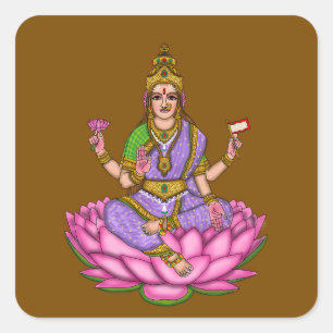 Autocollant de la déesse Lakshmi