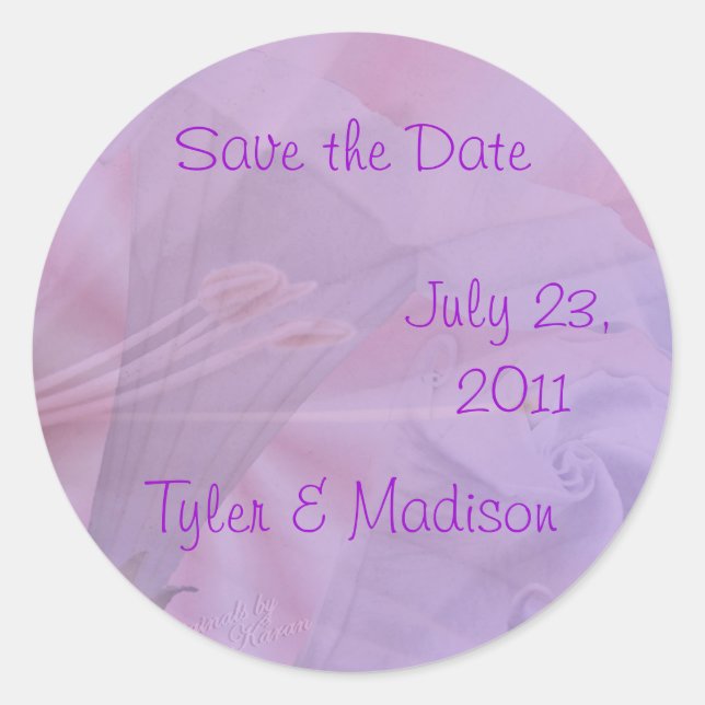 Autocollant de la fleur de lune - personnaliser (Devant)