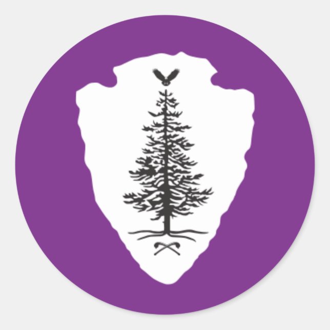 Autocollant de la nation mohawk de Kanienkeh (Devant)