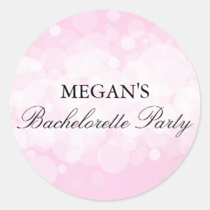 Autocollant de la partie de Bachelorette rose Conf
