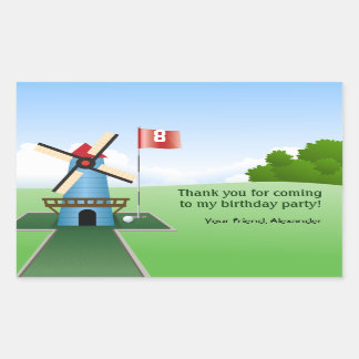 Autocollant de la partie Mini Golf Windmill Fairwa