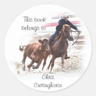 Autocollant de la plaque de croix de cheval