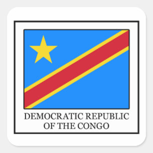 Autocollant de la République démocratique du Congo