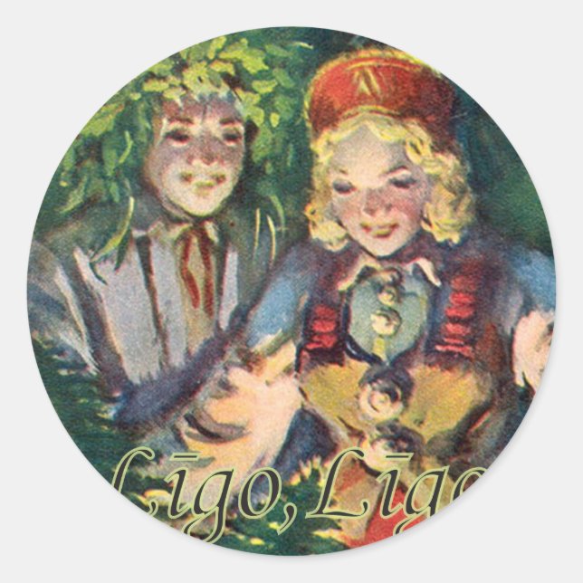 Autocollant de la Saint-Jean (solstice d'été) (Devant)