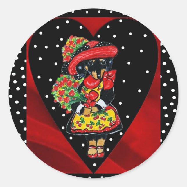 Autocollant de la Saint-Valentin (Devant)