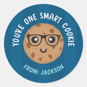 Autocollant de la Saint-Valentin One Smart Cookie