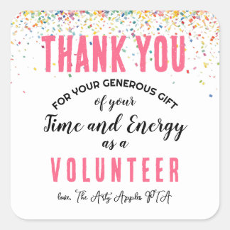 autocollant de la semaine d'appréciation volontair