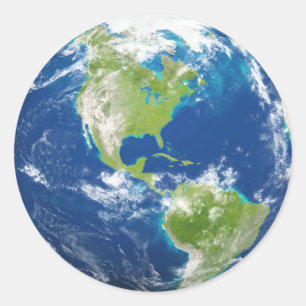 Autocollant de la Terre