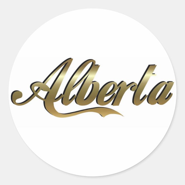 Autocollant de l'Alberta (Devant)