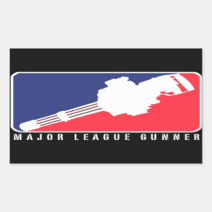 AUTOCOLLANT DE L'ARTILLEUR %PIPE% MINIGUN DE LIGUE