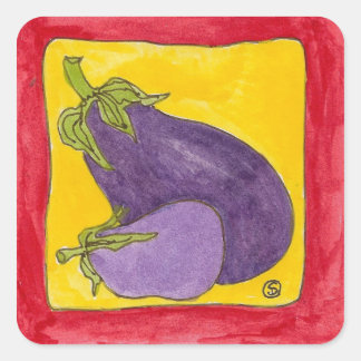 autocollant de l'aubergine royale