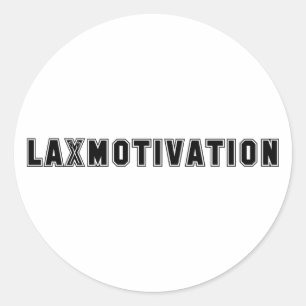 Autocollant de LaxMotivation d'humour de lacrosse