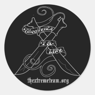 autocollant de l'équipe extrême