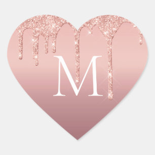 Autocollant de lettre de monogramme avec strass et