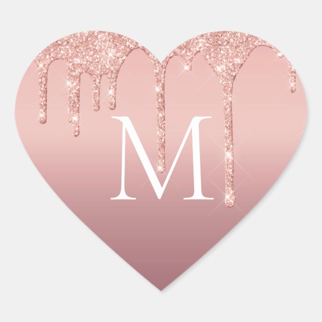 Autocollant de lettre de monogramme avec strass et (Devant)