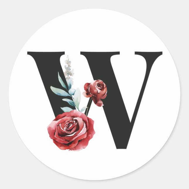 Autocollant de lettre initiale pour les vacances d (Devant)