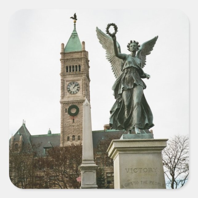 AUTOCOLLANT DE L'HÔTEL DE VILLE DE LOWELL MASSACHU (Devant)