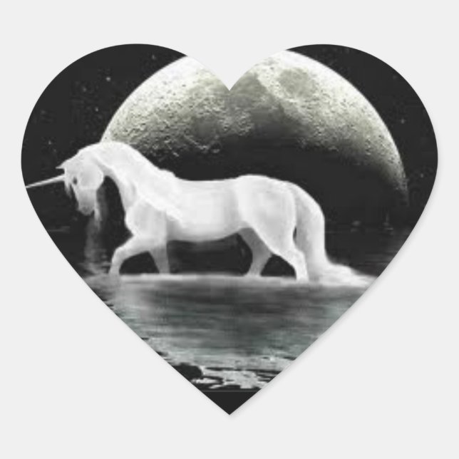 autocollant de licorne (Devant)