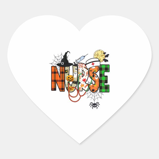 Autocollant de l'infirmière d'Halloween (Devant)
