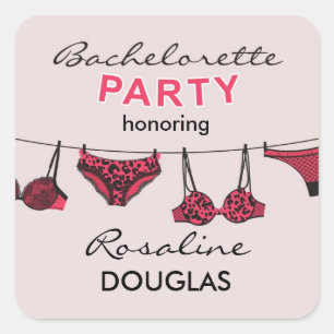 Autocollant de lingerie de partie de Bachelorette