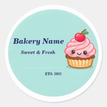 Autocollant de logo de boulangerie - Conception de
