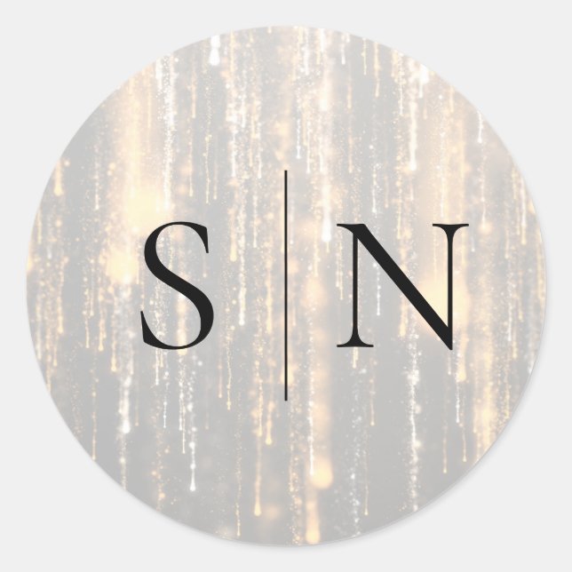 Autocollant de logo de fournisseur de mariage mode (Devant)
