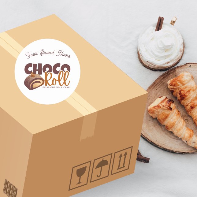 Autocollant de logo de la boulangerie Sweet Choco  (Créateur téléchargé)