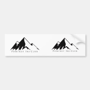 Autocollant de logo de montagne