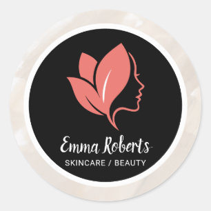 Autocollant de logo de soins de peau / beauté neut